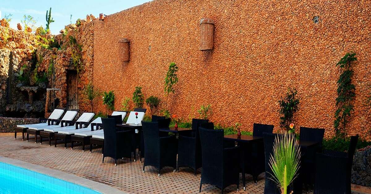 Een foto van het zwembad bij Omega Hotel Agadir