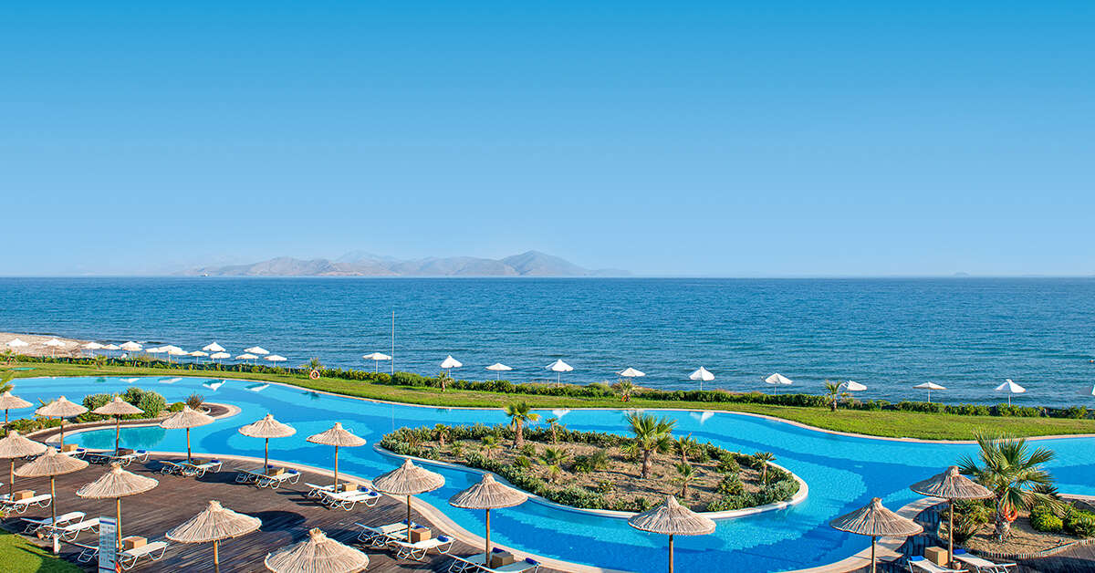Een foto van het zwembad bij Hotel Astir Odysseus