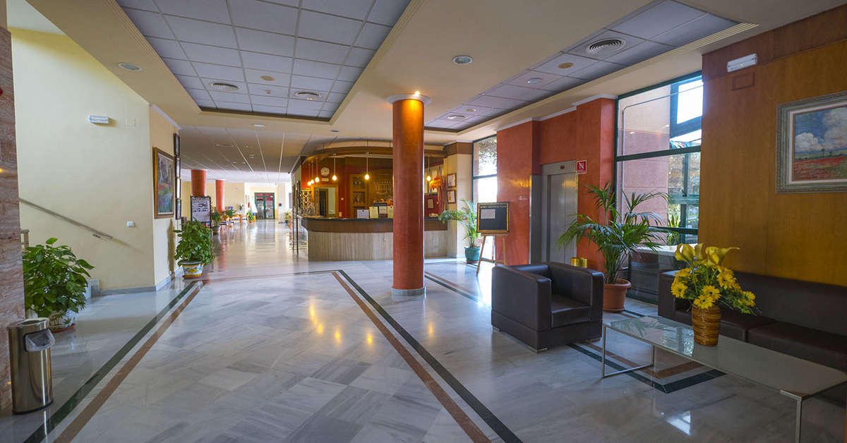Een foto van het interieur van Hotel Victoria Playa