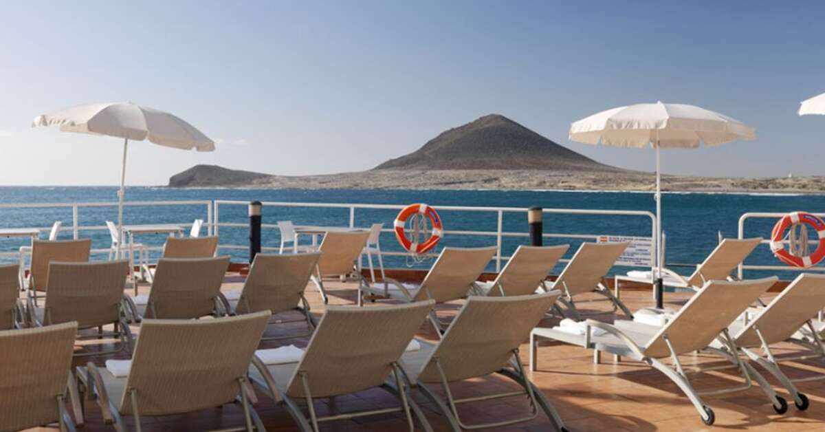 Een foto van het terras bij Hotel Medano