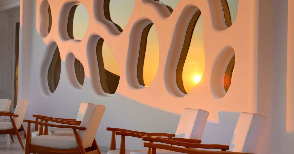 Een foto van het terras bij Anax Resort & Spa