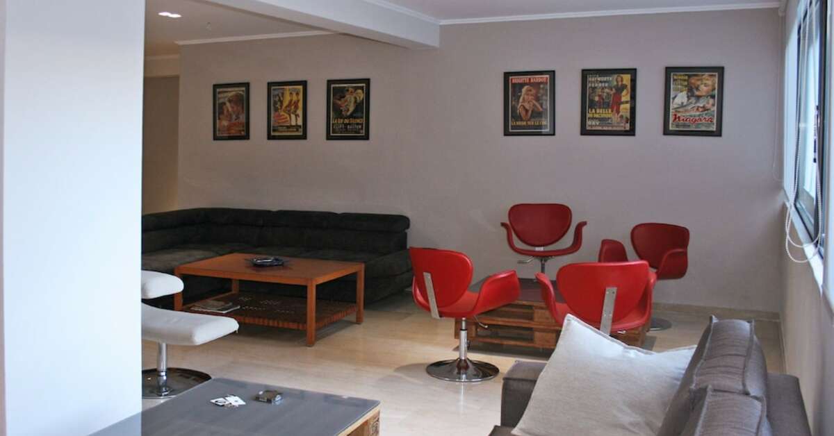 Een foto van het interieur van Amphitryon Boutique Hotel