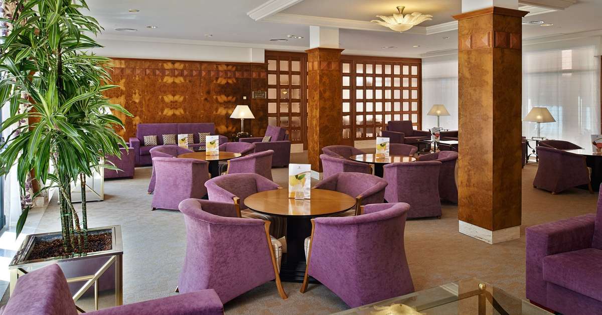 Een foto van het interieur van Hipotels Hipocampo Palace & Spa Hotel