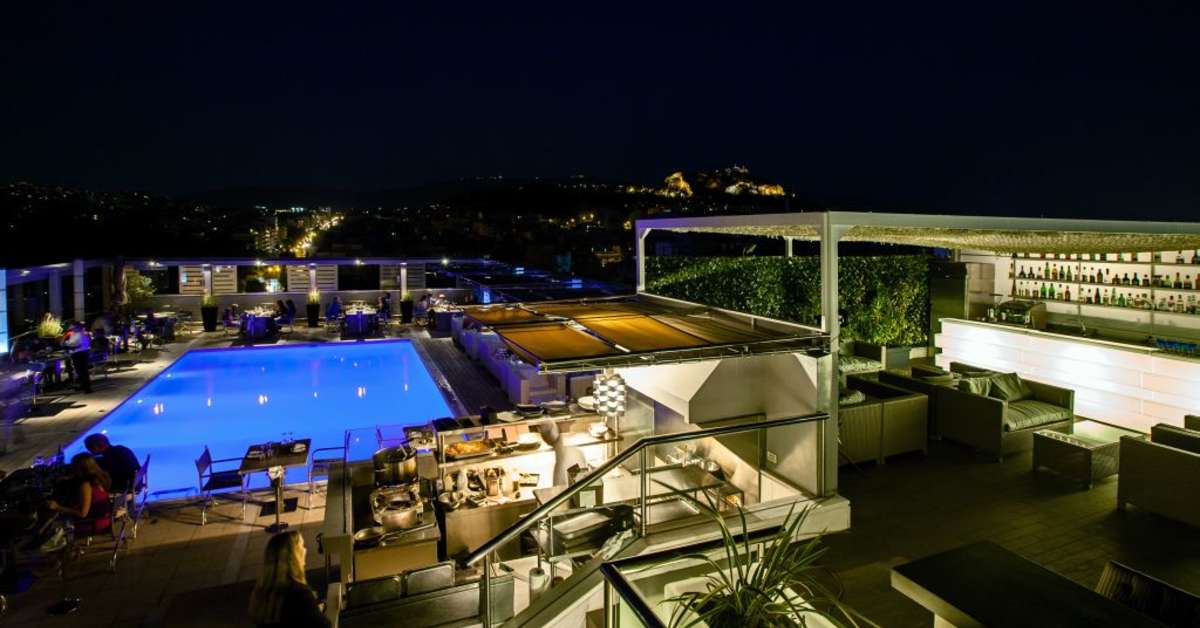 Een foto van het zwembad bij Radisson Blu Park Hotel Athene