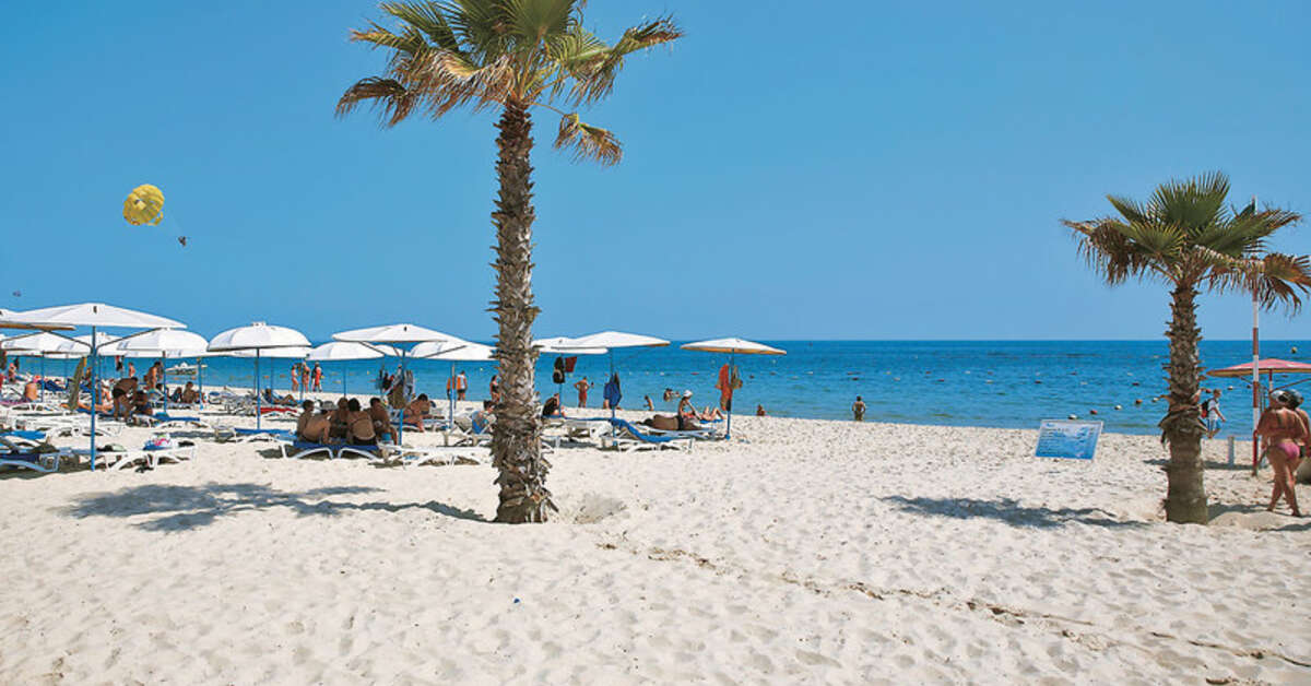 Een foto van het strand bij El Mouradi Port El Kantaoui