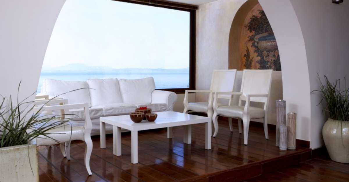 Een foto van het interieur van Sunshine Corfu Hotel & Spa