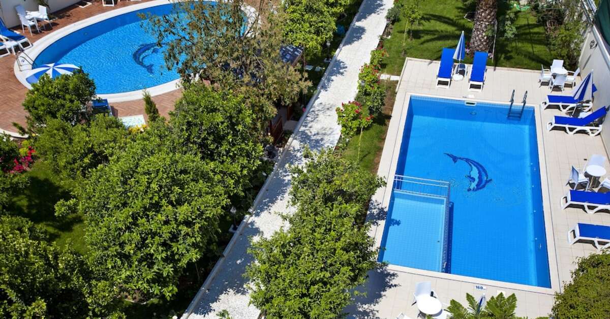 Een foto van het zwembad bij Orsmaris Boutique Hotel