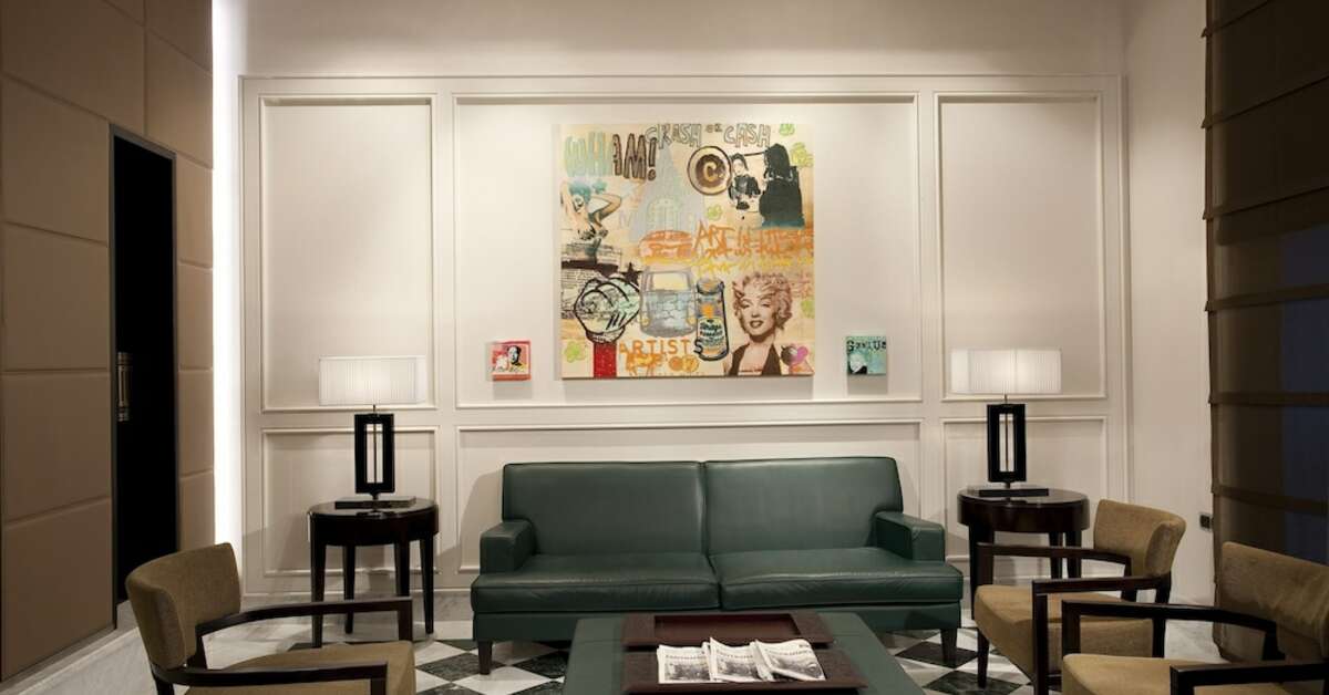 Een foto van het interieur van Hotel Mascagni & Luxury Dependance
