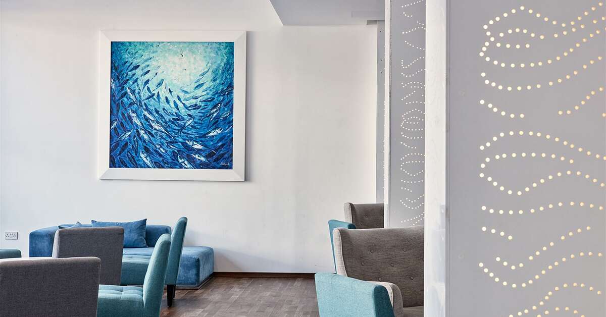 Ein Foto vom Innenbereich im Atlantica Sancta Napa Hotel