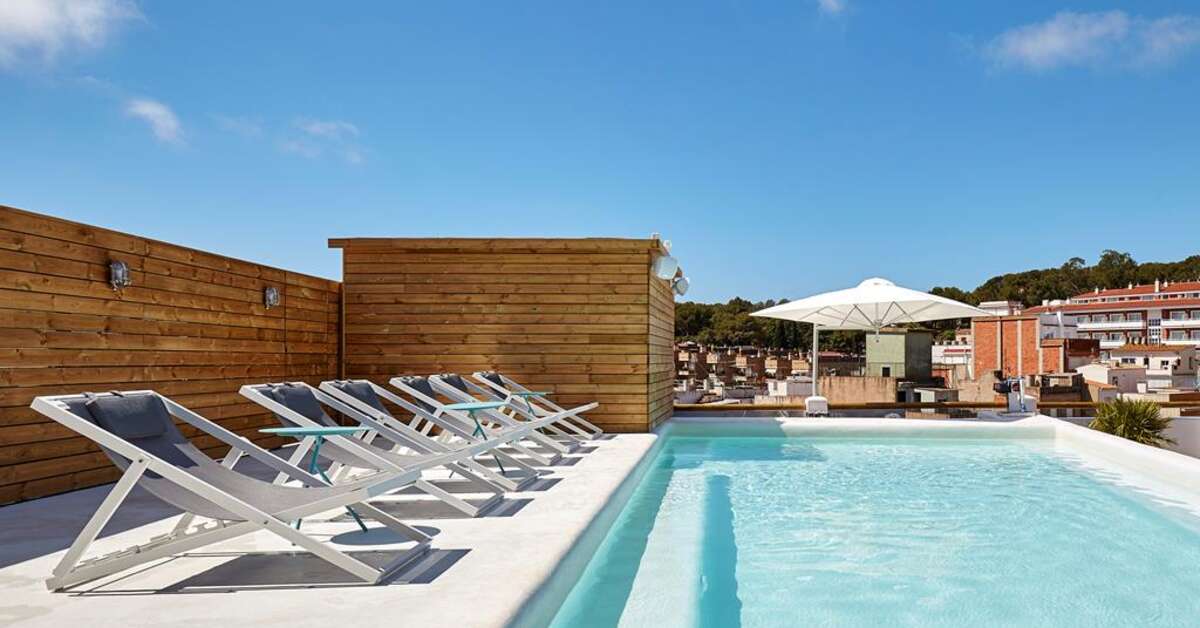 Een foto van een overzicht van Hotel Delamar