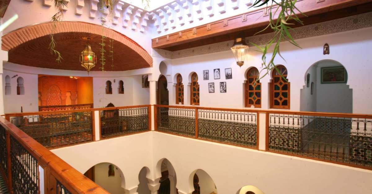 Ein Foto vom Innenbereich im Riad Moulay