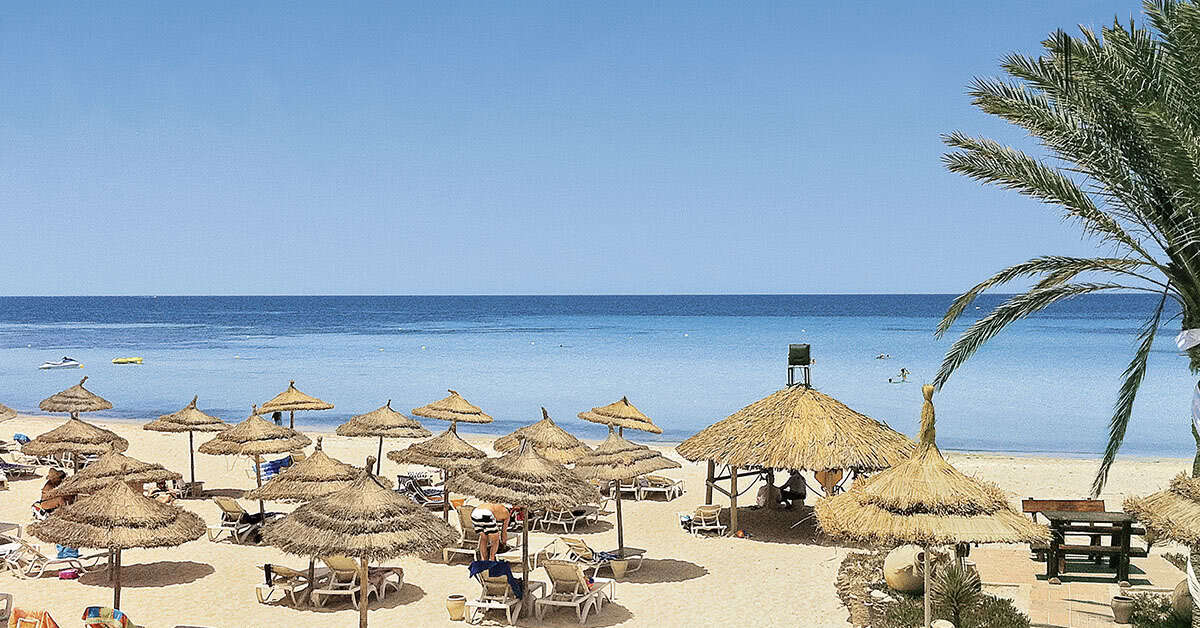 Een foto van het strand bij Seabel Rym Beach Club