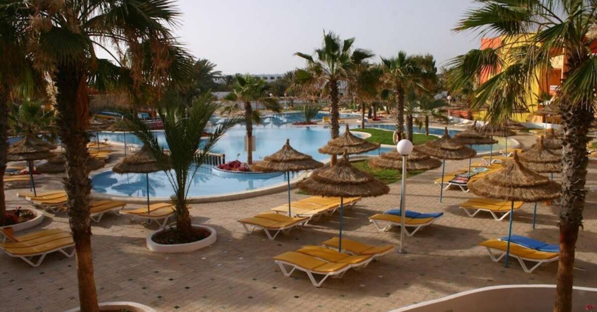 Ein Foto vom Pool im Caribbean World Djerba