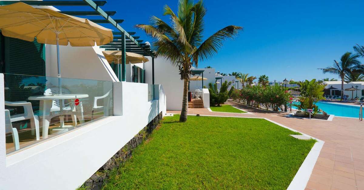 Ein Foto von der Terrasse im Ilunion Costa Sal Lanzarote 