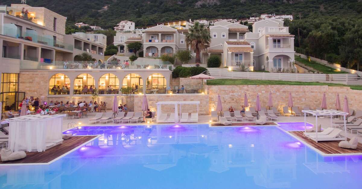 Ein Foto vom Pool im Golden Mare Barbati