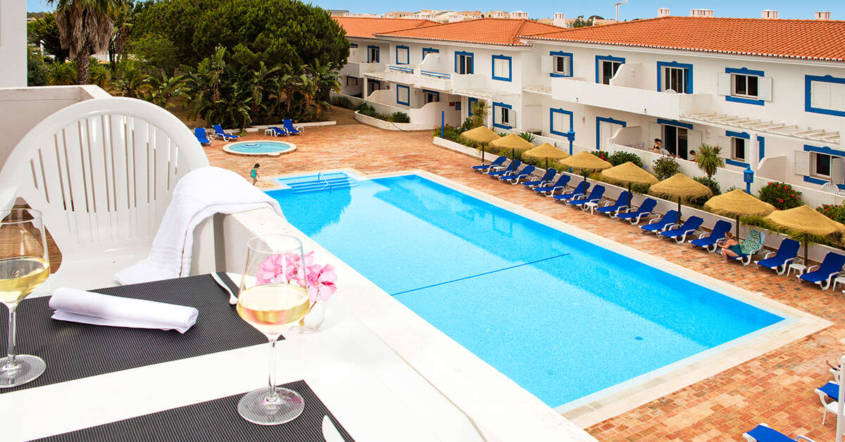 Een foto van het zwembad bij Agua Hotels Vila Branca