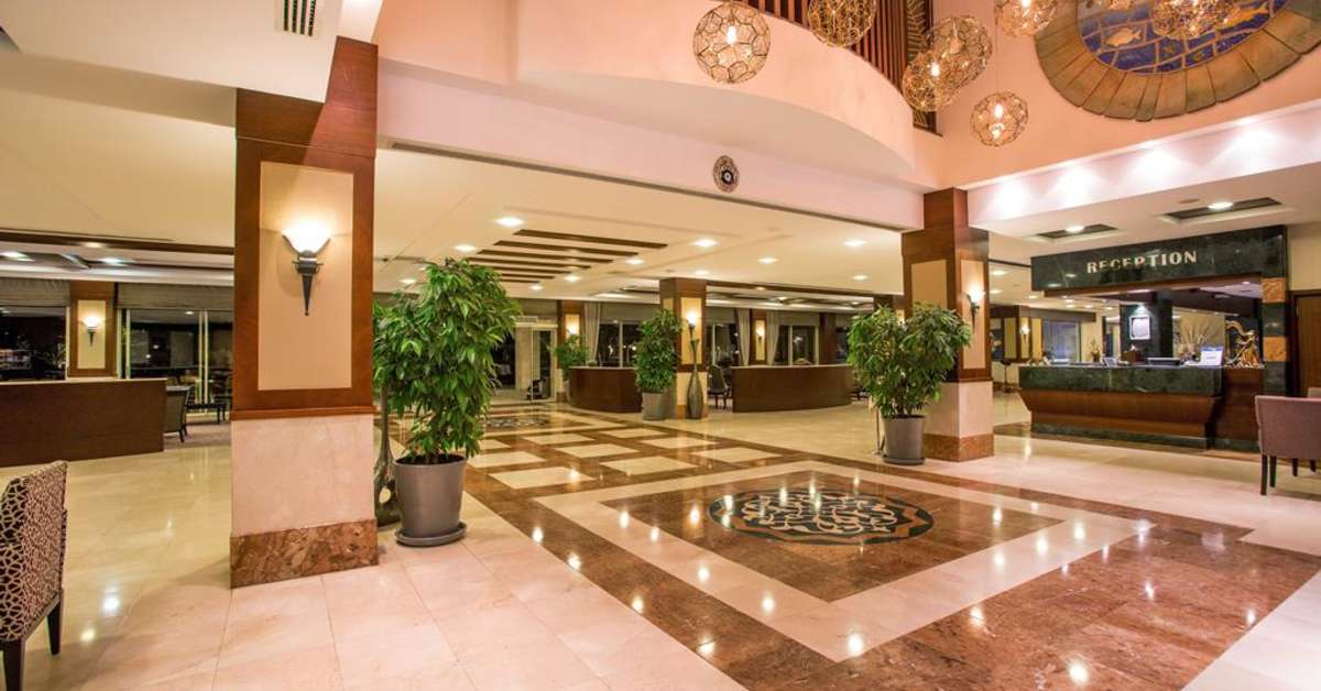 Een foto van het interieur van Fame Residence Kemer & Spa