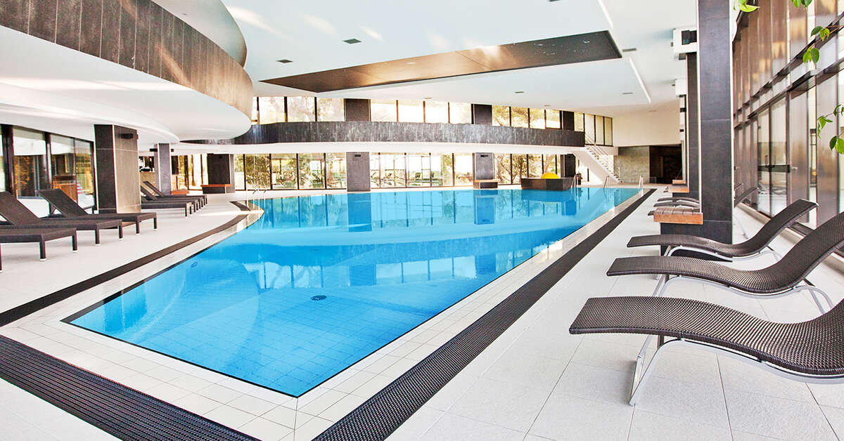 Ein Foto vom Pool im Hotel Croatia Cavtat