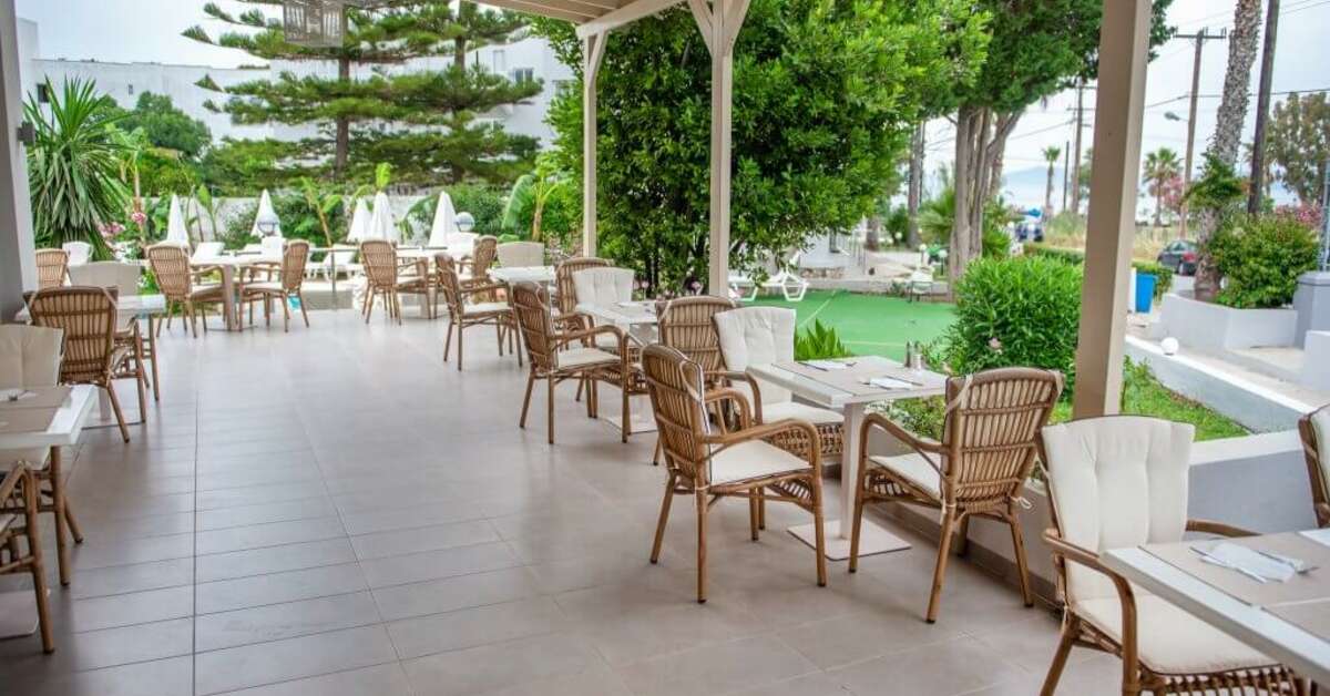 Ein Foto von den Einrichtungen im Palm Beach Hotel Kos