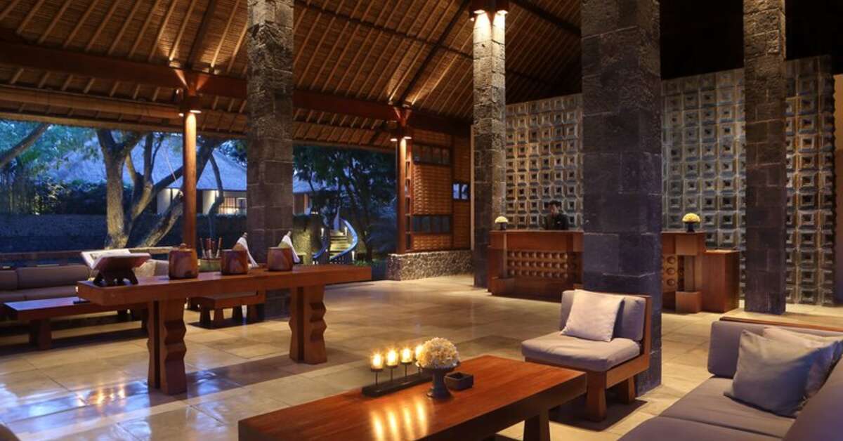 Ein Foto vom Innenbereich im Alila Ubud