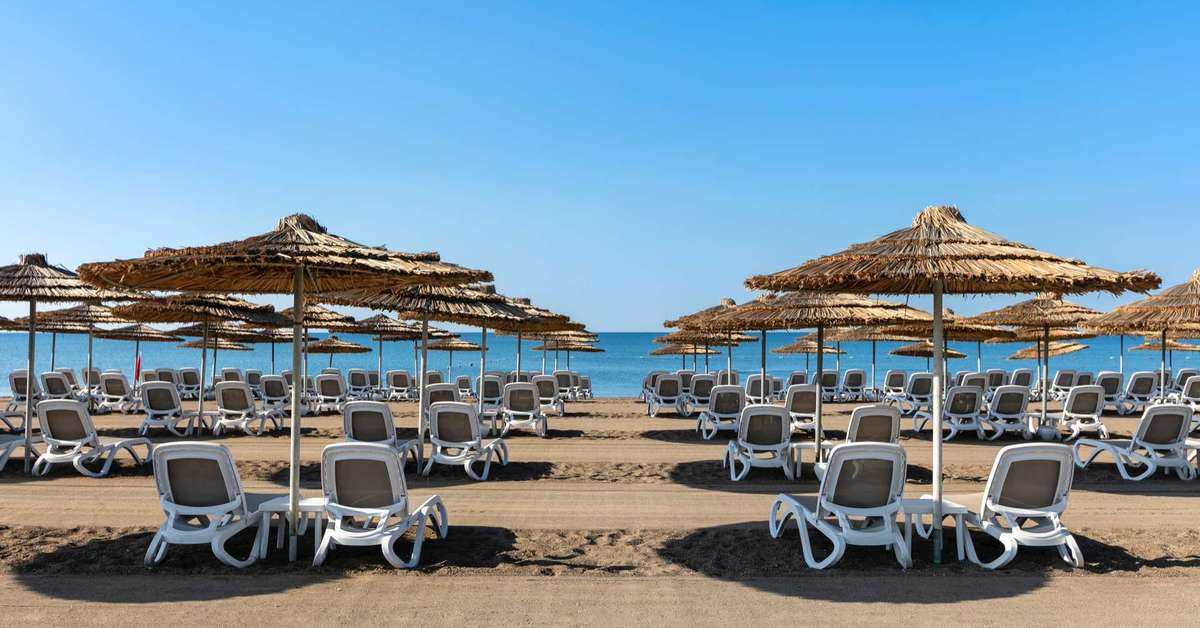 Een foto van het strand bij Titanic Deluxe Golf Belek