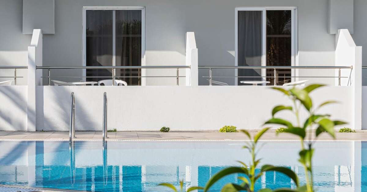 Een foto van het zwembad bij Meliton Hotel