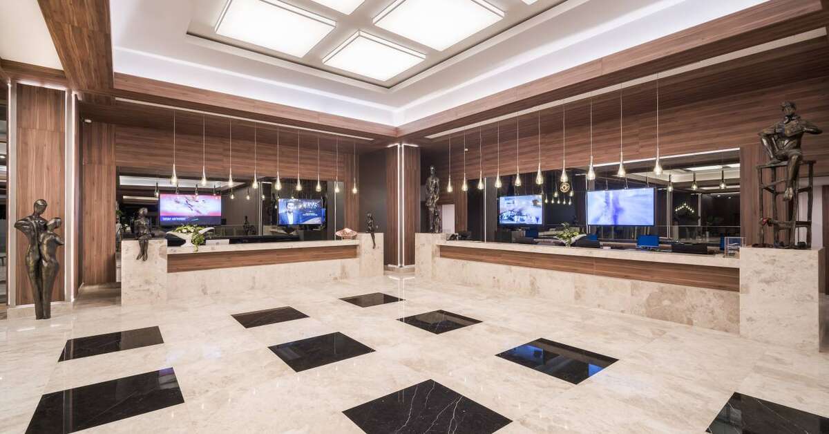 Een foto van het interieur van Concorde Luxury Resort