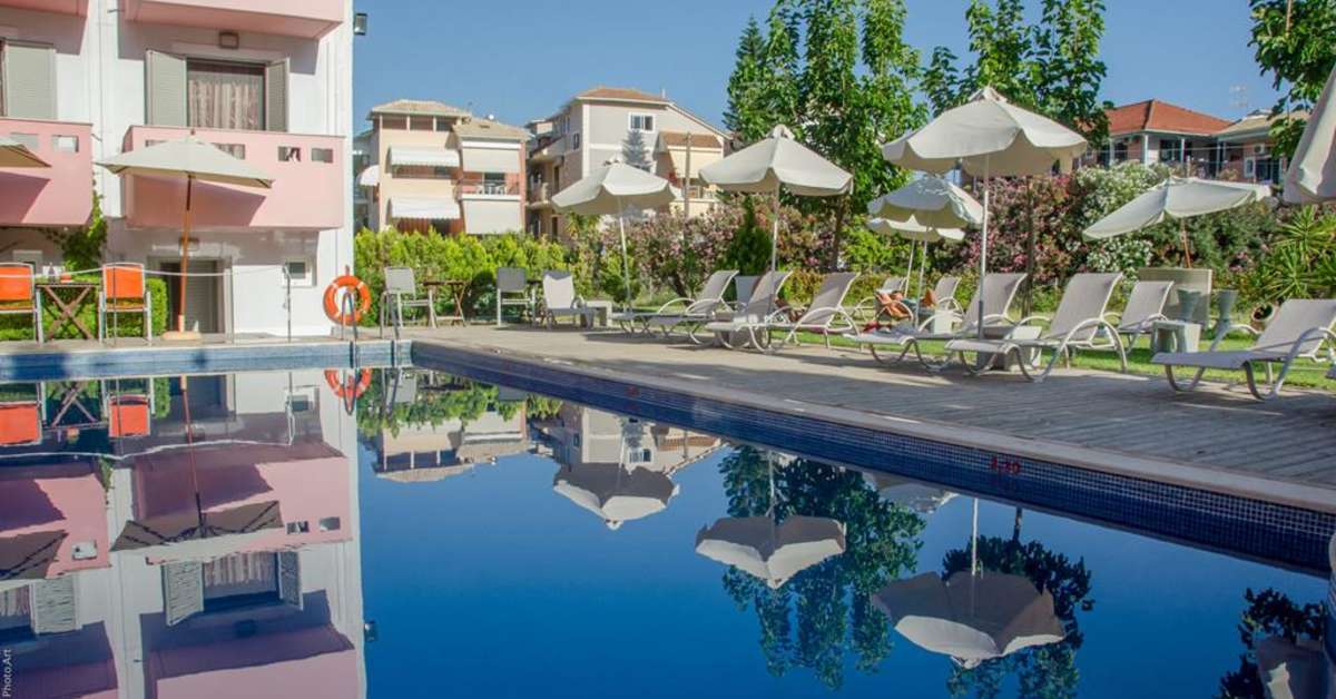 Een foto van het zwembad bij Hotel Palmyra Nidri