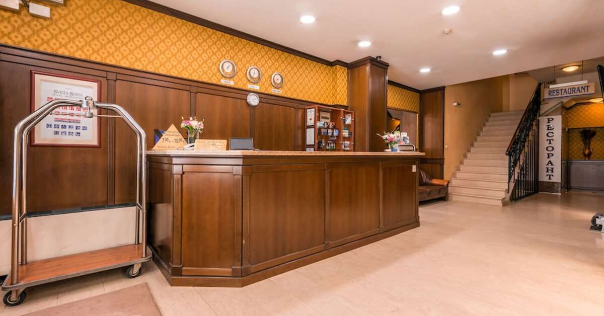 Een foto van het interieur van Sveta Sofia