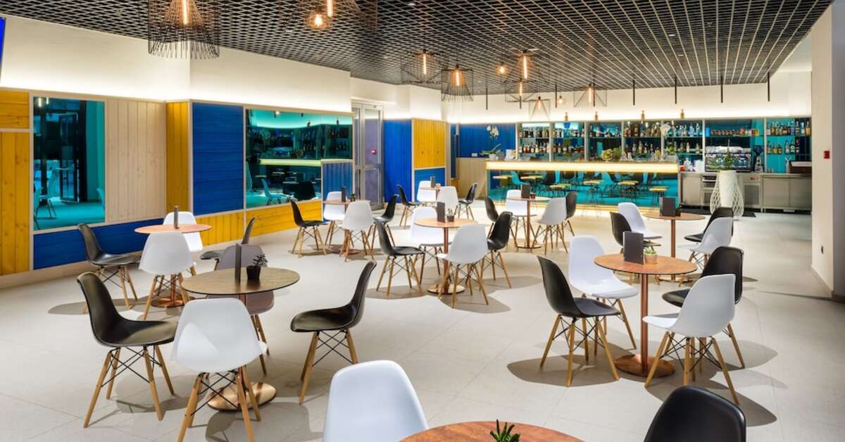 Een foto van de faciliteiten bij Hotel Olympia Sky