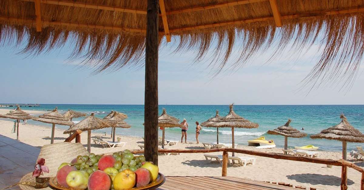 Een foto van het strand bij Byzance Hotel