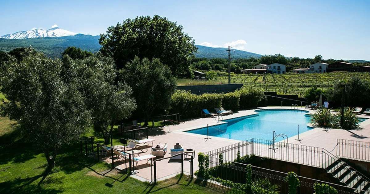 Ein Foto vom Pool im Il Picciolo Etna Golf Resort