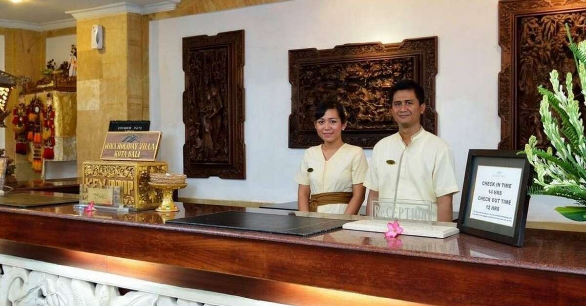 Een foto van het interieur van Wina Holiday Villa Kuta Bali