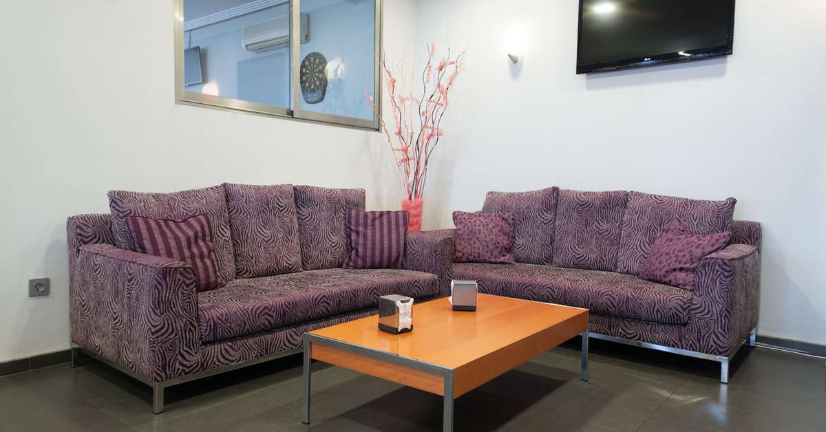 Een foto van het interieur van Hotel Brisa