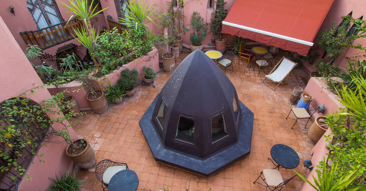 Een foto van het terras bij Riad Xo