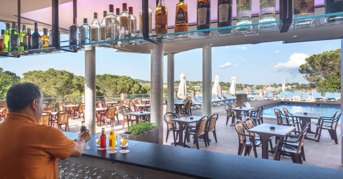 Een foto van de faciliteiten bij Hotel GHT S'Agaro Mar