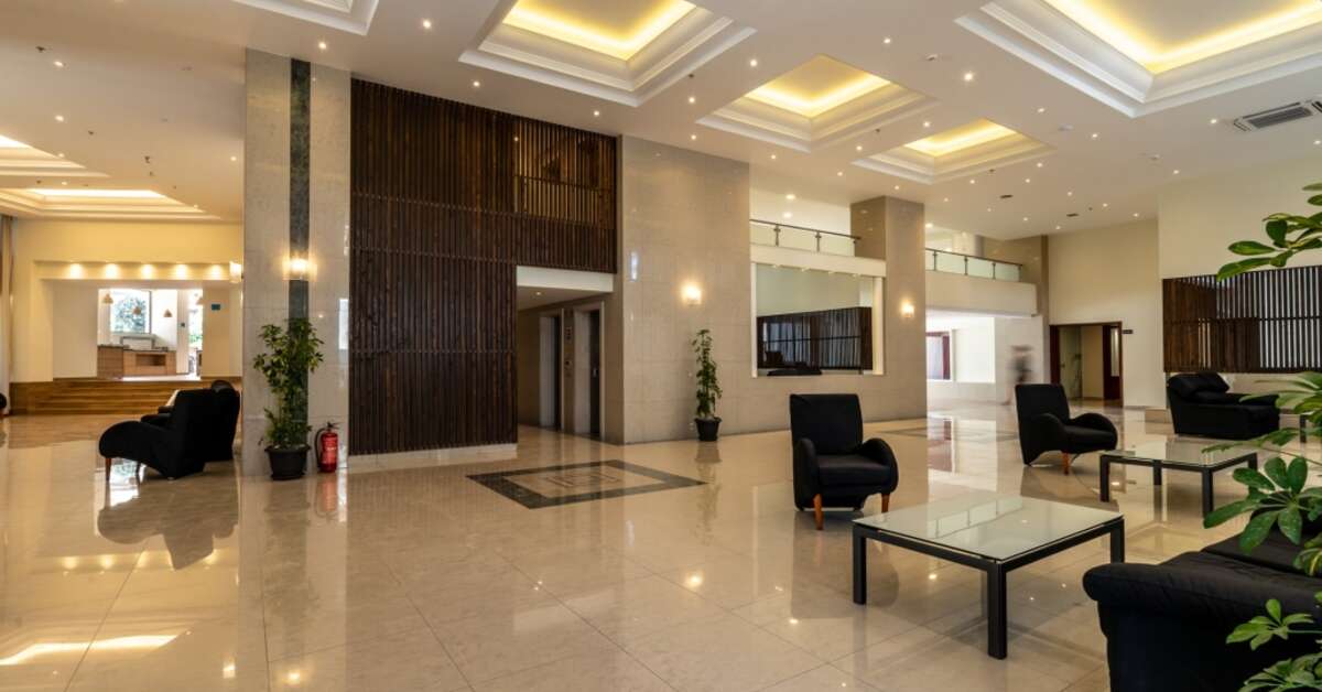Een foto van het interieur van Castellum Suites