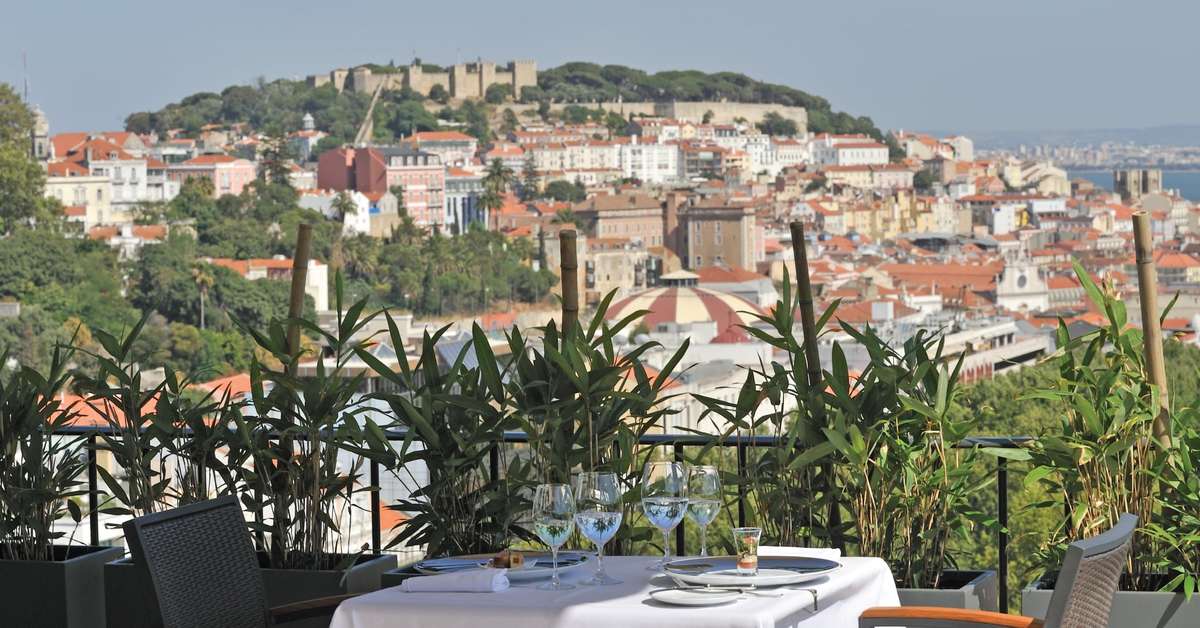 Ein Foto von der Terrasse im Tivoli Avenida Liberdade