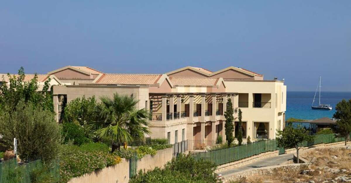 Een foto van de buitenkant van Lindian Dream Seaside Resort