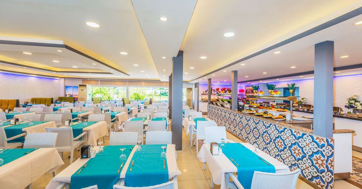 Ein Foto von den Einrichtungen im Side Sunberk Hotel
