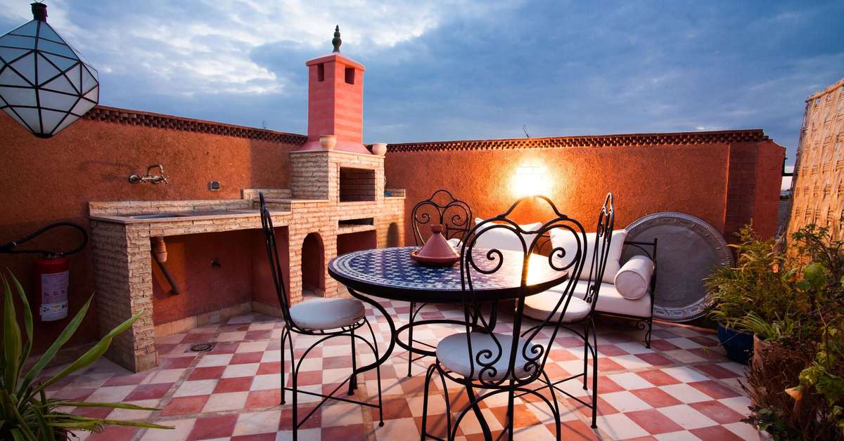 Ein Foto von den Einrichtungen im Riad Dar Ikalimo
