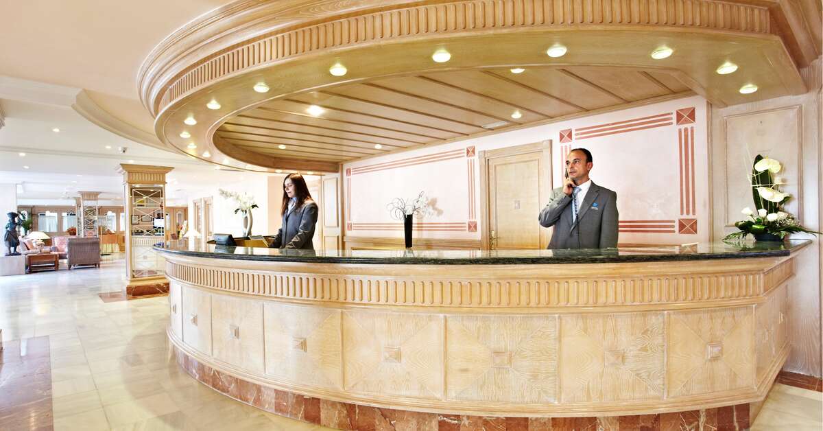 Een foto van het interieur van Grupotel Los Principes & Spa