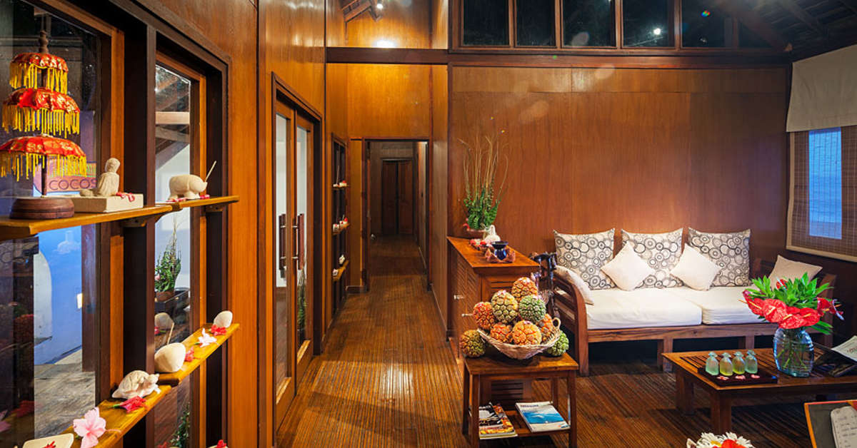 Een foto van het interieur van Mount Lavinia
