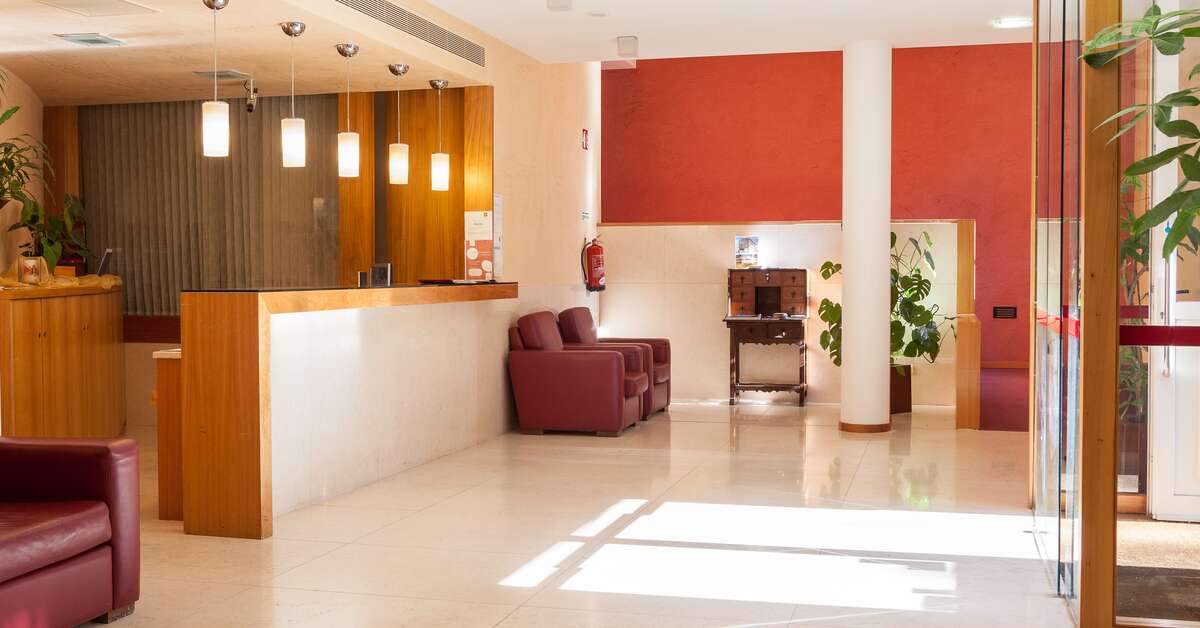 Een foto van het interieur van Hotel do Lago
