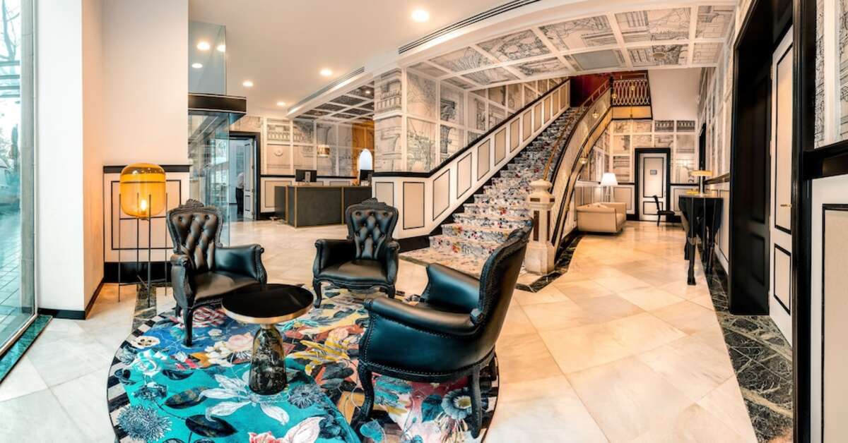 Een foto van het interieur van SH Ingles Boutique Hotel