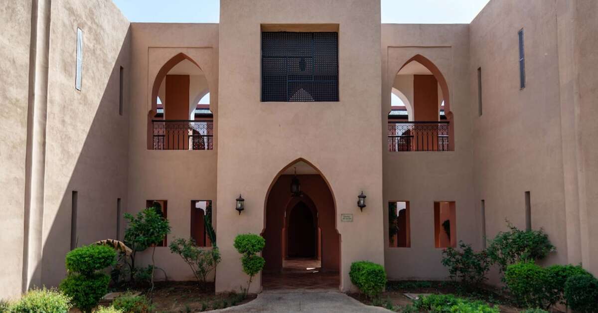 Een foto van de buitenkant van Marrakech Ryads Parc & Spa