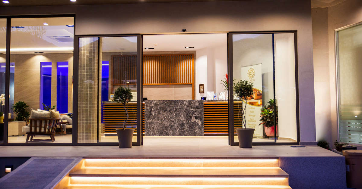 Een foto van het interieur van Sunset Boutique Hotel & Spa
