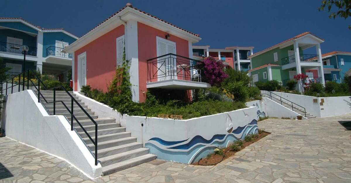 Een foto van de buitenkant van Porto Skala Hotel