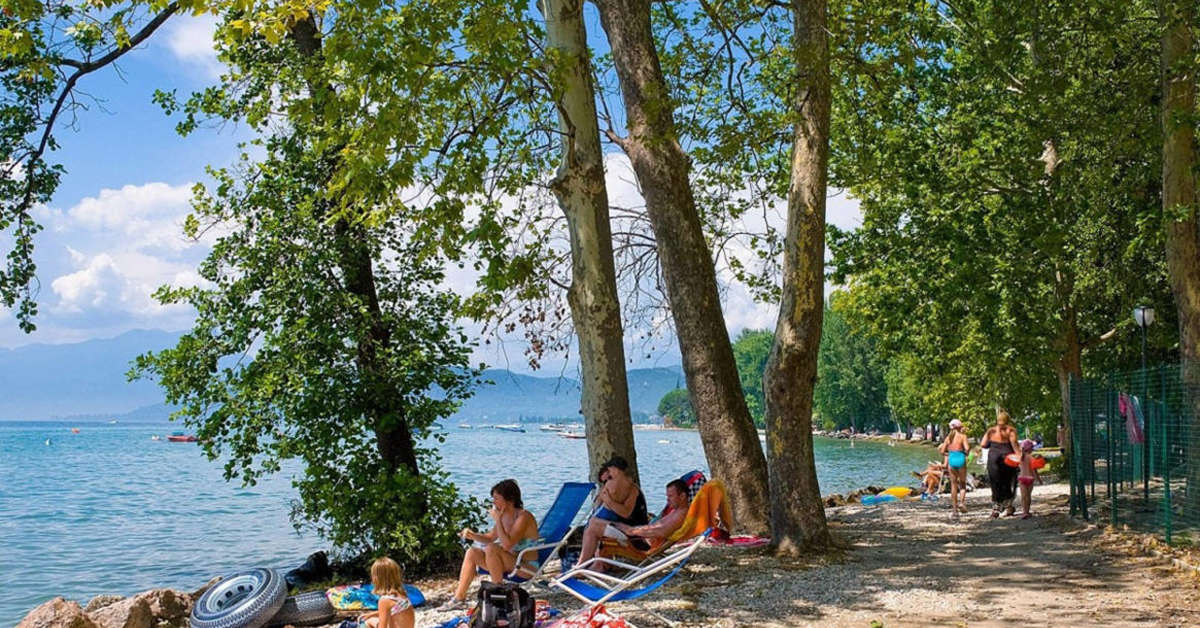 Een foto van het strand bij Camping Cisano & San Vito