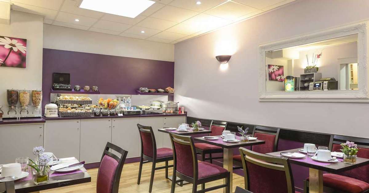 Een foto van de faciliteiten bij Hotel de Charonne